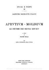 book Rationes decimarum Italiae nei secoli XIII e XIV. Aprutium-Molisium