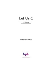 book Let Us C: Authentic guide to C programming language -