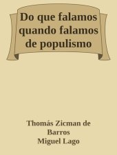 book Do que falamos quando falamos de populismo