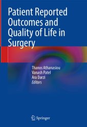 book Patient Reported Outcomes and Quality of Life in Surgery
