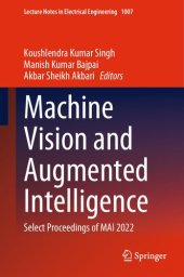 book Machine Vision and Augmented Intelligence: Select Proceedings of MAI 2022