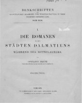 book Die Romanen in den Städten Dalmatiens während des Mittelalters