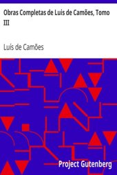 book Obras Completas de Luis de Camões, Tomo III