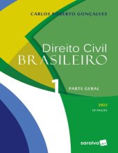 book Direito Civil Brasileiro - Volume 1