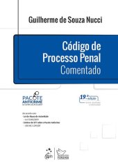 book Código de Processo Penal Comentado, 19ª edição