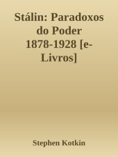 book Stálin: Paradoxos do Poder 1878-1928 [e-Livros]