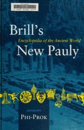 book Brill's New Pauly Encyclopaedia of the Ancient World (Phi-Prok)