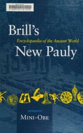 book Brill's New Pauly Encyclopaedia of the Ancient World (Mini-Obe)