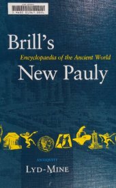 book Brill's New Pauly Encyclopaedia of the Ancient World (Lyd-Mine)