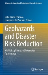 book Geohazards and Disaster Risk Reduction: Multidisciplinary and Integrated Approaches