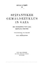 book Spätäntiker Gemäldezyklus in Gaza, des Prokopios von Gaza Ecfrasis Eiconos