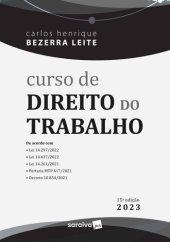 book Curso de Direito do Trabalho