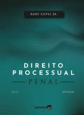 book Direito Processual Penal - 18ª Edição 2021: Parte Especial