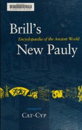 book Brill's New Pauly Encyclopaedia of the Ancient World (Cat-Cyp)