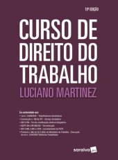 book Curso de direito do trabalho: relações individuais, sindicais e coletivas do trabalho