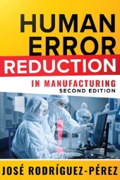 book Human Error Reduction in Manufacturing