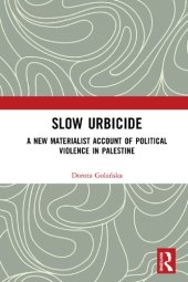 book Slow Urbicide: A New Materialist Account of Political Violence in Palestine