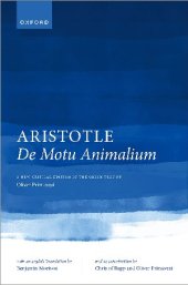 book Aristotle, De motu animalium: Text and Translation