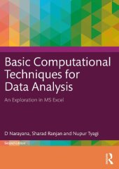 book Basic Computational Techniques for Data Analysis: An Exploration in MS Excel, 2nd Edition