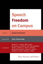 book Speech Freedom on Campus: Past, Present, and Future