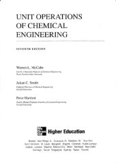 book Unit Operations of Chemical Engineering