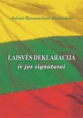 book Laisvės deklaracija ir jos signatarai