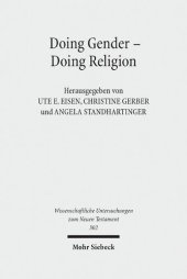 book Doing Gender - Doing Religion: Fallstudien zur Intersektionalität im frühen Judentum, Christentum und Islam