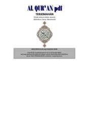 book Translation of the Meanings of the Noble Qur'an in Bacaan