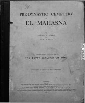 book Pre-Dynastic Cemetery of El Mahasna