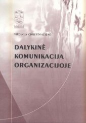 book Dalykinė komunikacija organizacijoje