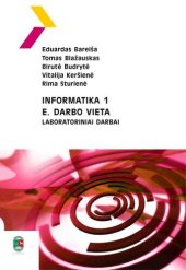 book Informatika 1. E darbo vieta. Laboratoriniai darbai