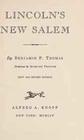 book Lincoln's New Salem