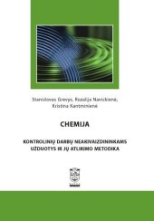 book Chemija. Kontrolinių darbų neakivaizdininkams užduotys ir ju atlikimo metodika