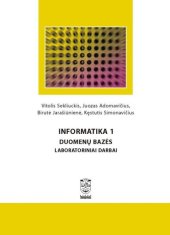 book Informatika 1. Duomenų bazės. Laboratoriniai darbai