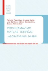 book Programavimo Matlab terpėje laboratoriniai darbai