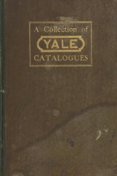 book A Collection of Yale Catalogues