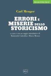 book Errori e miserie dello storicismo