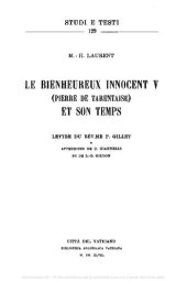 book Le bienheureux Innocent V (Pierre de Tarentaise) et son temps