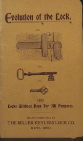 book Ecolution of the Lock: No. 3 Illustrated Catalogue and Price List of Miller's Keyless Locks