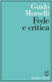 book Fede e critica