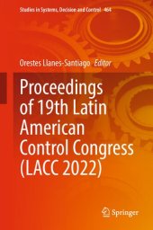 book Proceedings of 19th Latin American Control Congress (LACC 2022)