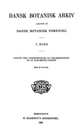 book Dansk botanisk arkiv