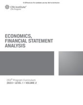 book ECONOMICS,  FINANCIAL STATEMENT  ANALYSIS