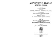 book Conspectus florae Angolensis Vol. 3 Fasc. 1, Leguminosae (Papilionoideae: Genisteae-Galegeae) / editado por A.W. Exell e F.A. Mendonca.