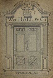 book Catalogue No. 3: Outside Door Trimmings: William Hall & Co. (1907)