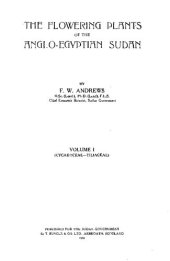 book The flowering plants of the Anglo-Egyptian Sudan Vol. 1 Cycadaceae to Tiliaceae.