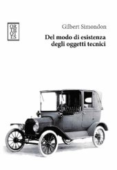 book Del modo di esistenza degli oggetti tecnici