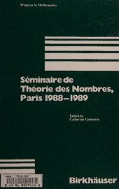 book Séminaire de Théorie Des Nombres, Paris 1988-89