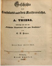 book Geschichte des Consulats und Kaiserreichs ; mit der "Geschichte Napoleons bis zum Consulate"