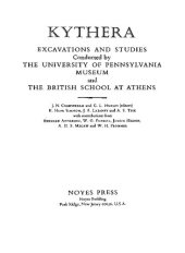 book Kythera: excavations and studies conducted by the University of Pennsylvania Museum and the British School at Athens